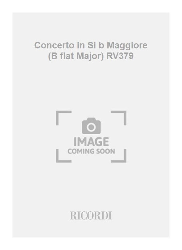 Concerto in Si b Maggiore (B flat Major)